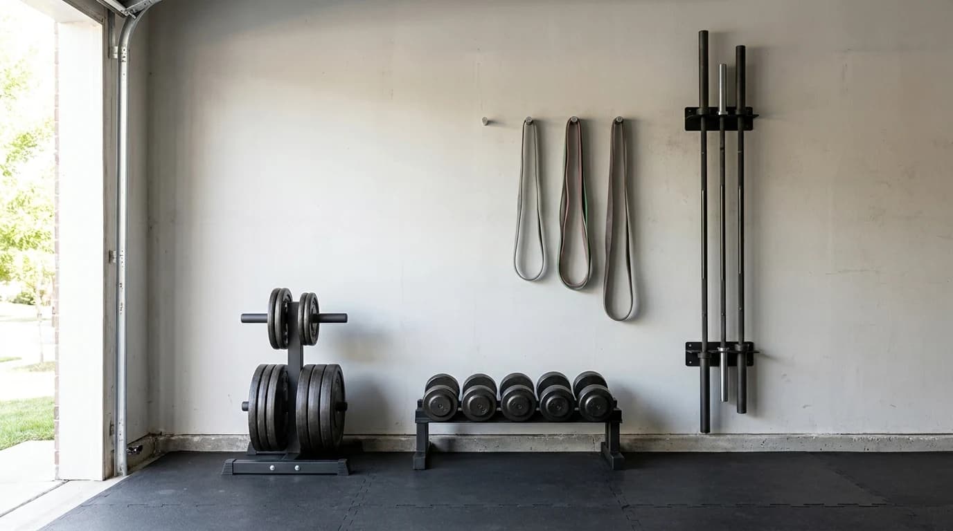 Home Gym Storage: Where to Put Plates, Bars, and Dumbbells