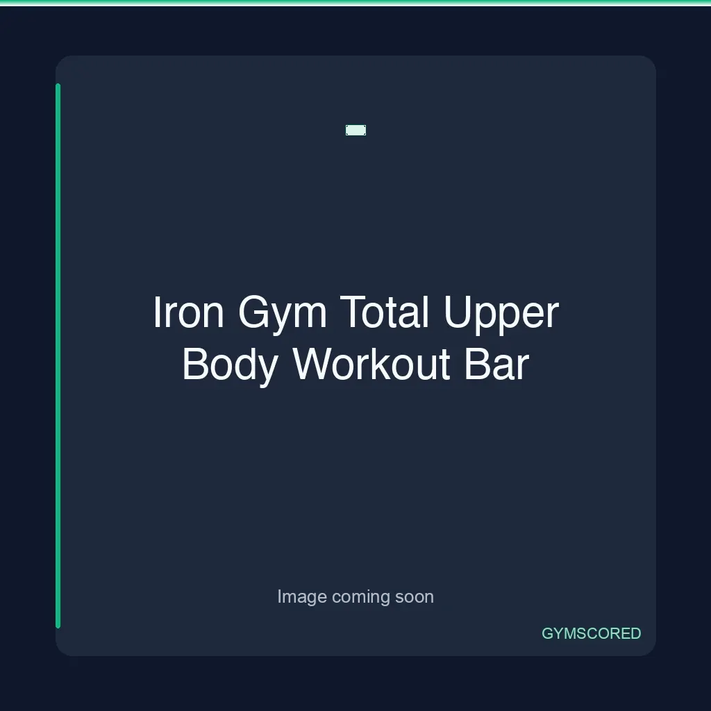 Iron Gym Total Upper Body Workout Bar