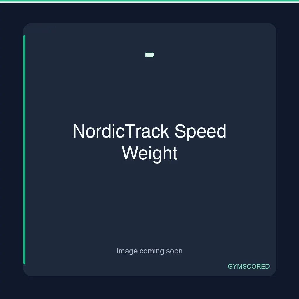 NordicTrack Speed Weight