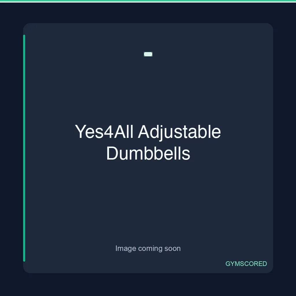 Yes4All Adjustable Dumbbells